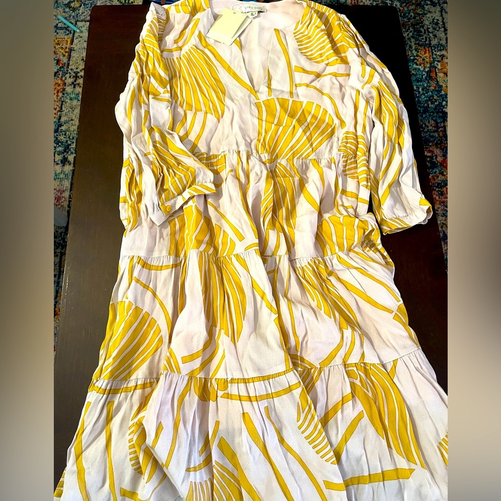 NWT See U Soon palm dress size M